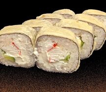 Жареный с крабом
