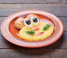 Медальончики куриные с картошечкой