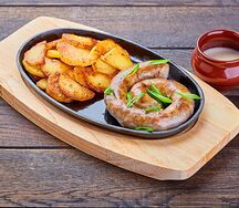 Домашняя колбаса свиная