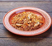 Гречка с грибами