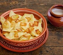 Фирменные вареники с капустой
