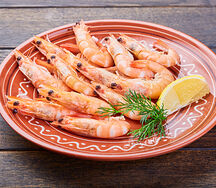 Креветки отварные