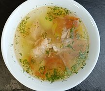 Уха из лосося