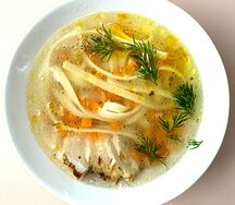 Суп лапша куриный