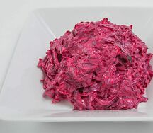 Салат Свекла с чесноком