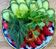 Овощная тарелка