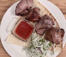 Бараний шашлык