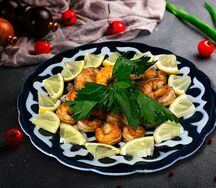 Креветки жареные