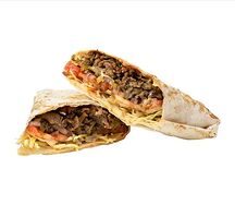 Шаурма с рваной говядиной