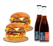 Комбо на двоих с классическим бургером