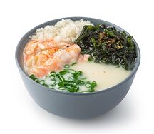 Сливочный суп с креветкой