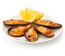 Запечённые мидии