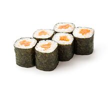 Мини-ролл с лососем