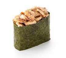 Острые суши с угрём