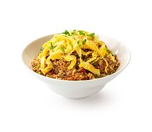 Рис теппаньяки с цыплёнком