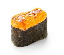 Запечённые суши с угрём