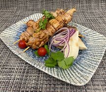 Шашлык из курицы на шпажке