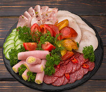 Мортаделла, Салями, рулет куриный, рулет из ветчины