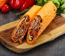 Шаурма Сырная с говядиной