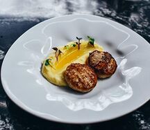 Котлеты из индейки с картофельным пюре