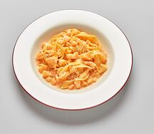 Паппарделле с креветками