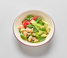 Салат с креветками