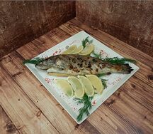 Форель на мангале
