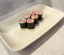 Ролл с гребешком