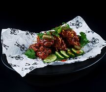 Крылья куриные в соусе сладкий бурбон