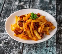 Лисички с картофелем