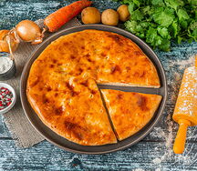 Осетинский пирог с картофелем