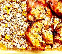 Свиная шейка, гречка