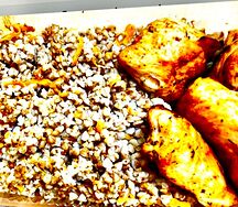 Куриная грудка, гречка