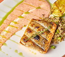 Стейк лосось