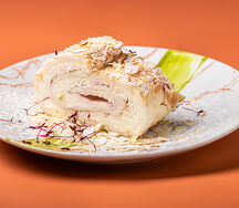 Воздушный рулет из меренги