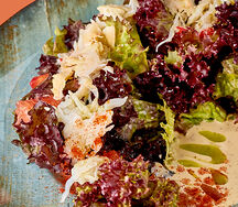 Салат с крабом и грейпфрутом