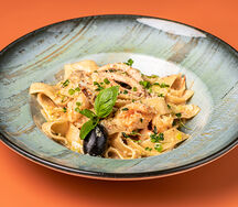 Паппарделле с морепродуктами