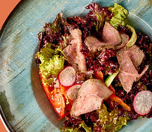 Салат с ростбифом