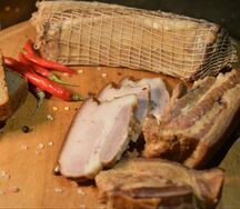 Свиная грудинка на кости