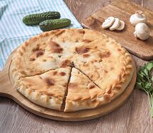 Пирог с курицей и грибами