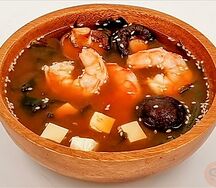 Мисо суп с креветками