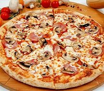 Ветчина и грибы