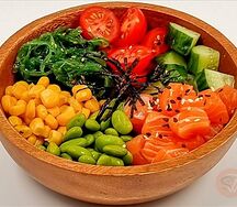 Поке с лососем