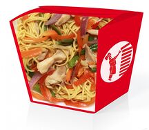 Лапша яичная с курицей