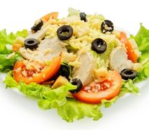 Салат Цезарь с курицей