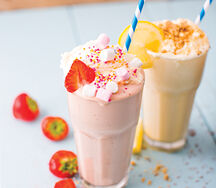 Милкшейк клубничный