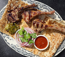 Каре ягненка на гриле