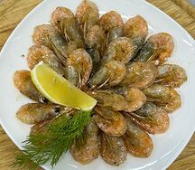 Креветки отварные