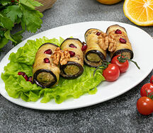 Баклажаны с грецкими орехами по-грузински