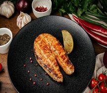 Лосось на углях